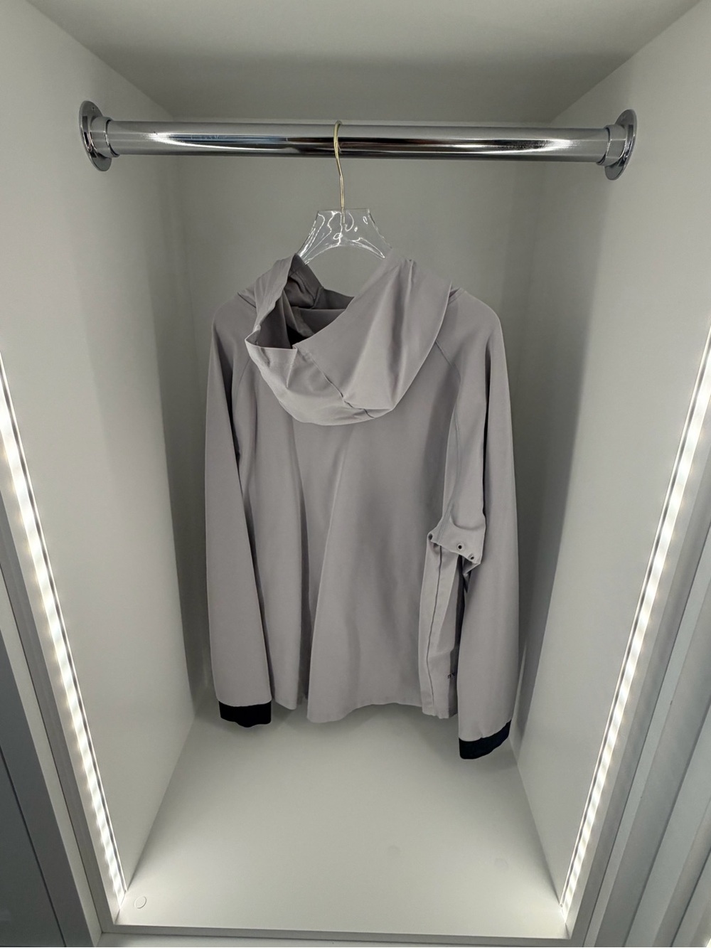 BYLT Basics Light Gray Hooded Sweatshirt - Picture 6 of 7